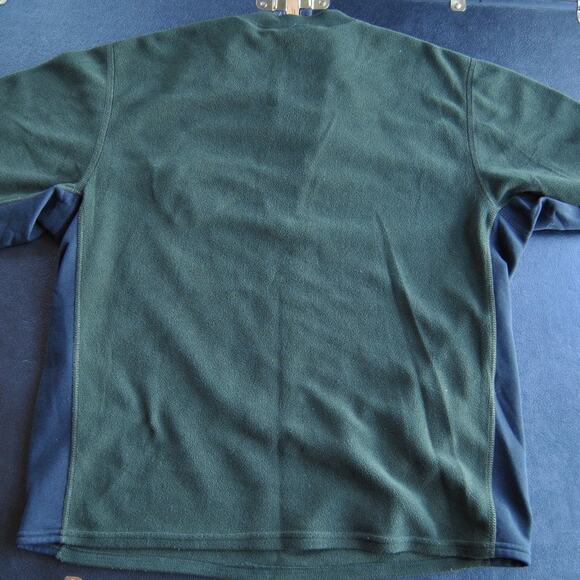 The North Face Large Green Quarter Zip Sweater w/ Front Zipper Pocket - Picture 2 of 4
